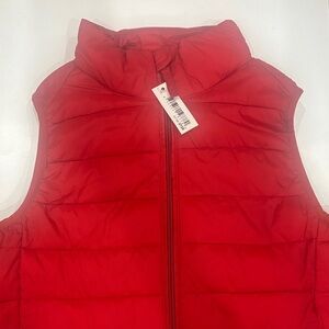 Amazon Essentials Kids Red Puffer Vest